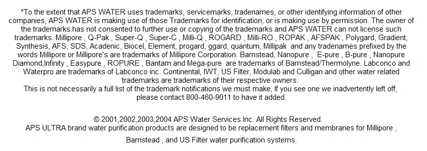 filters lab water systems | lab-water-specialists.com