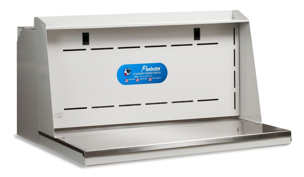 3410021 - 3' Protector Downdraft Powder Station